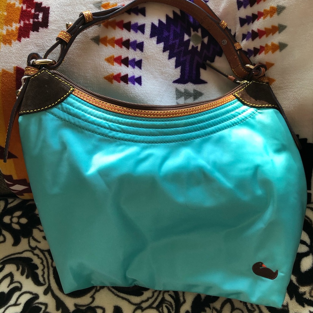 Dooney & Bourke new with tags Erica aqua hand bag